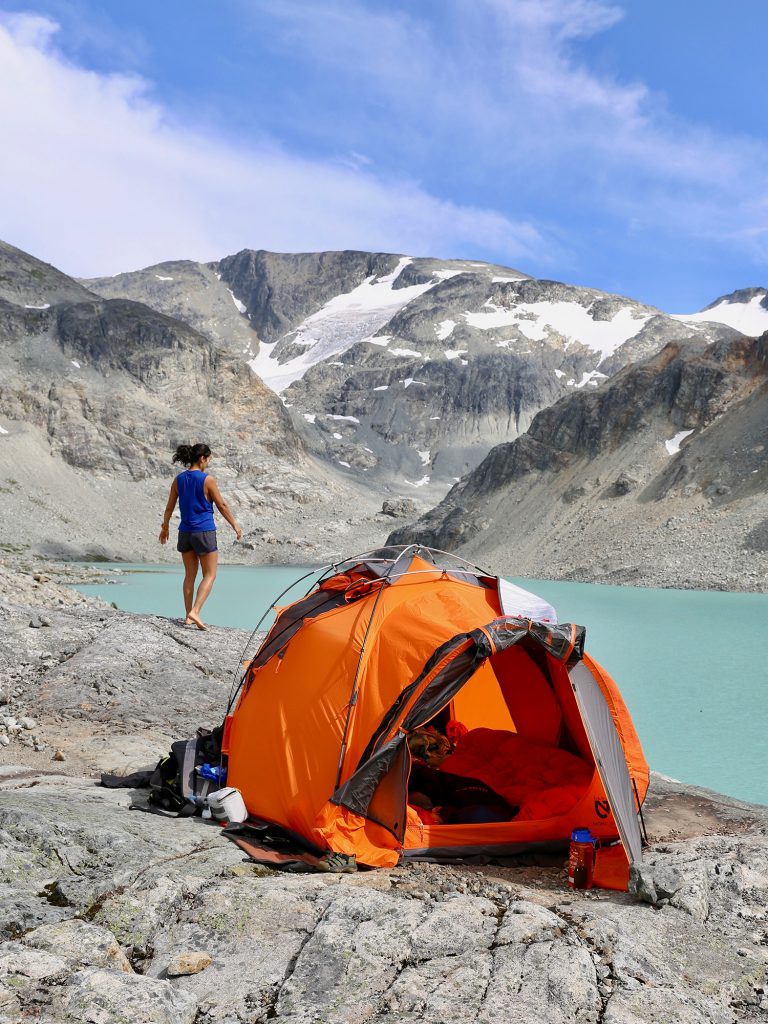 Camping on a Mountain the Expeditioners