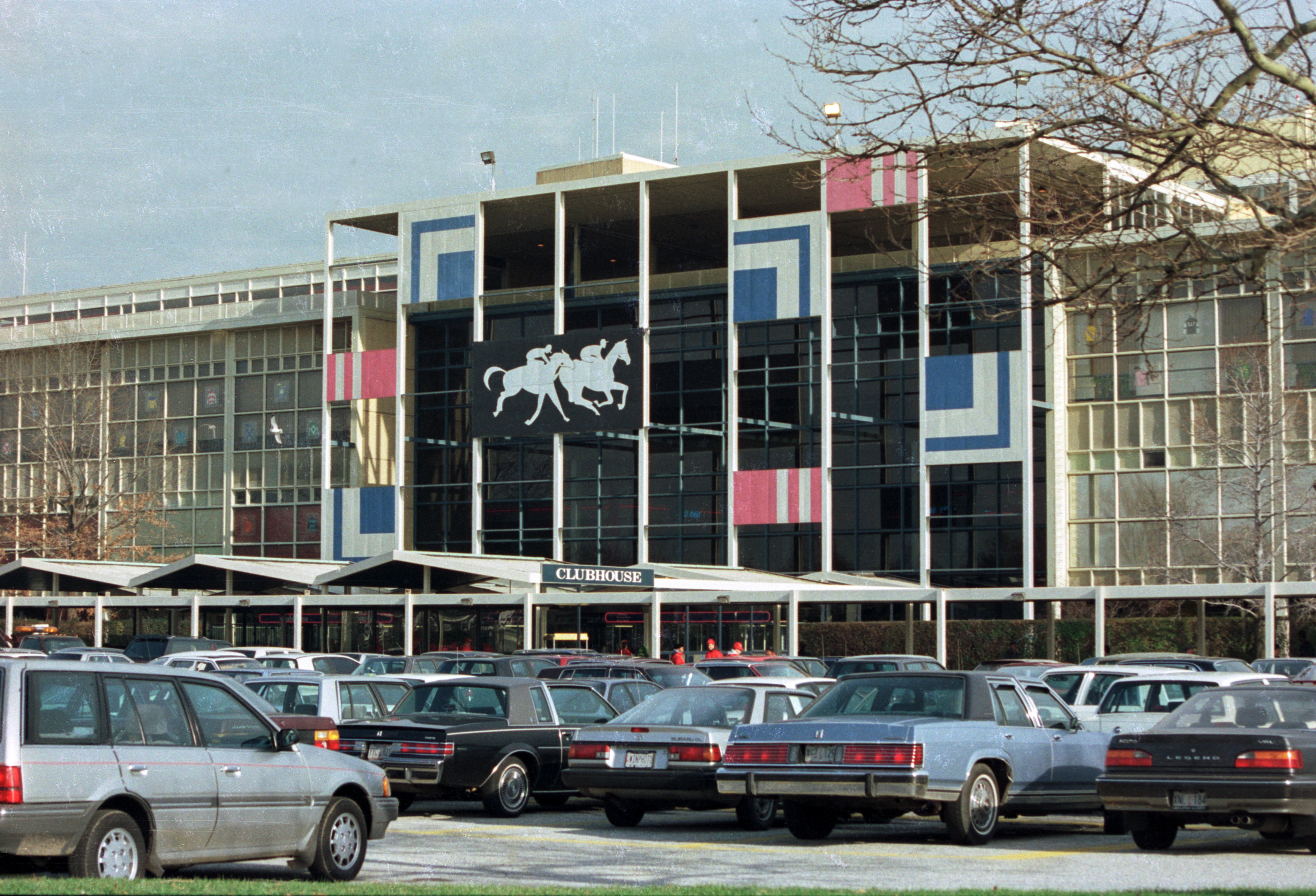 Aqueduct Racetrack.Winter 1990.BL