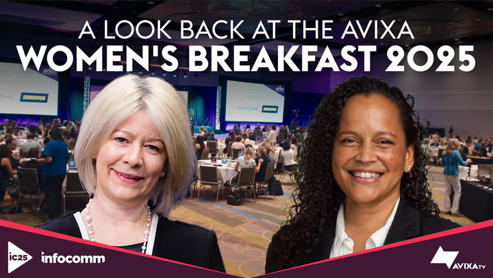 A look back at the AVIXA Women's Breakfast 2025