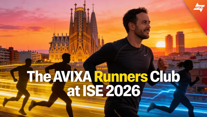 The AVIXA Runners Club at ISE 2026