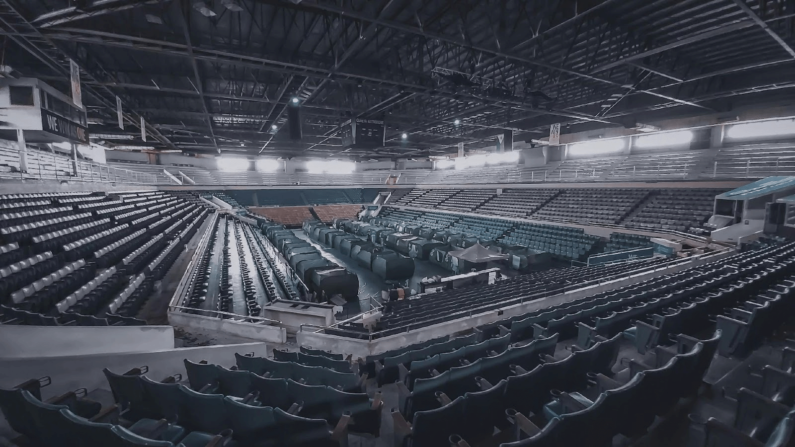 Empty Sadium Hall