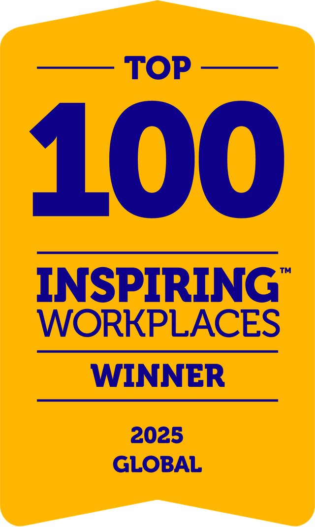 Top 10 Inspiring Workplaces Winner - 2025 Global