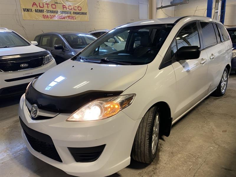 White 2010 Mazda MAZDA5 Minivan Automatic