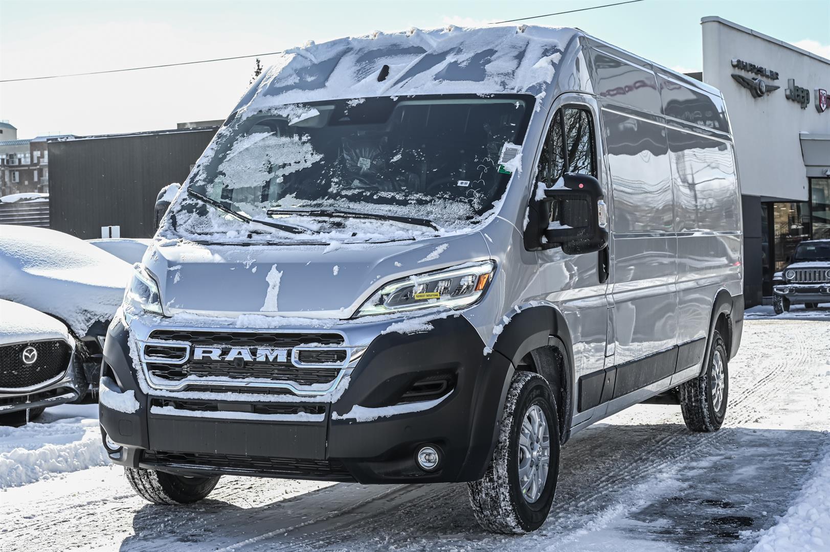 Silver 2025 RAM ProMaster Van Front-Wheel Drive
