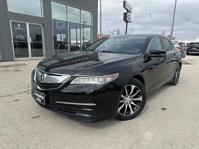 Black 2015 Acura TLX Sedan Front-Wheel Drive Automatic