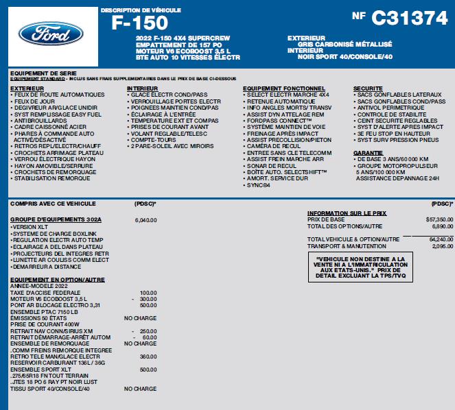 2022 Ford F-150