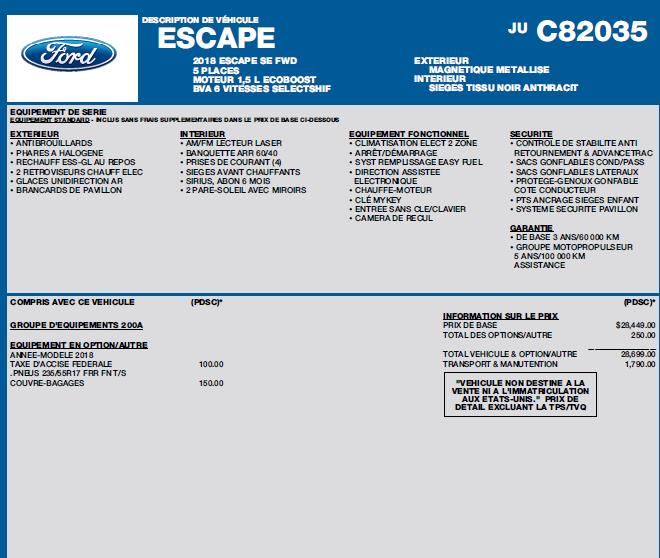 2018 Ford Escape