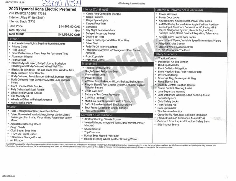 hyundai Kona électrique 2023 - 10