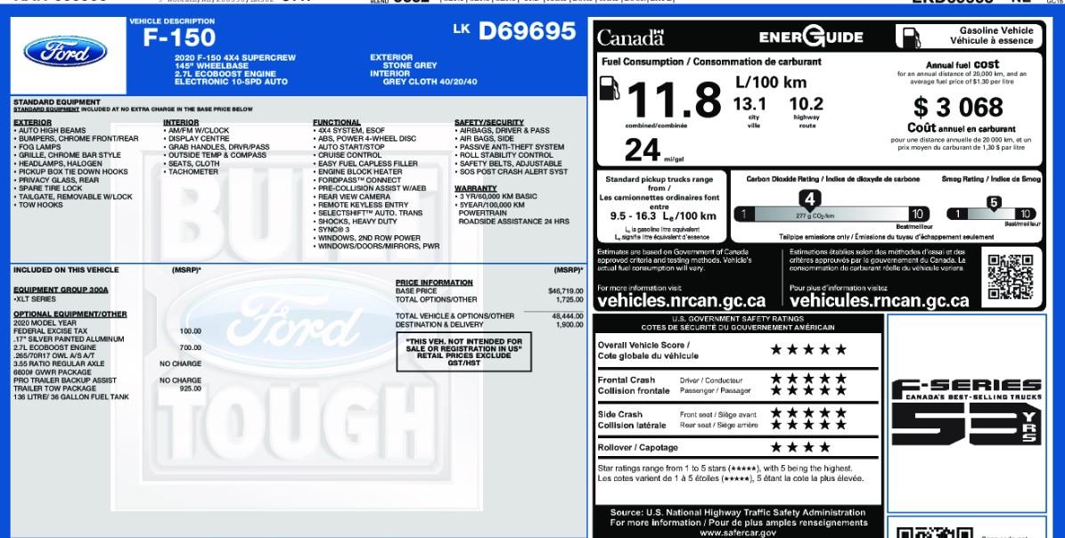 ford F-150 2020