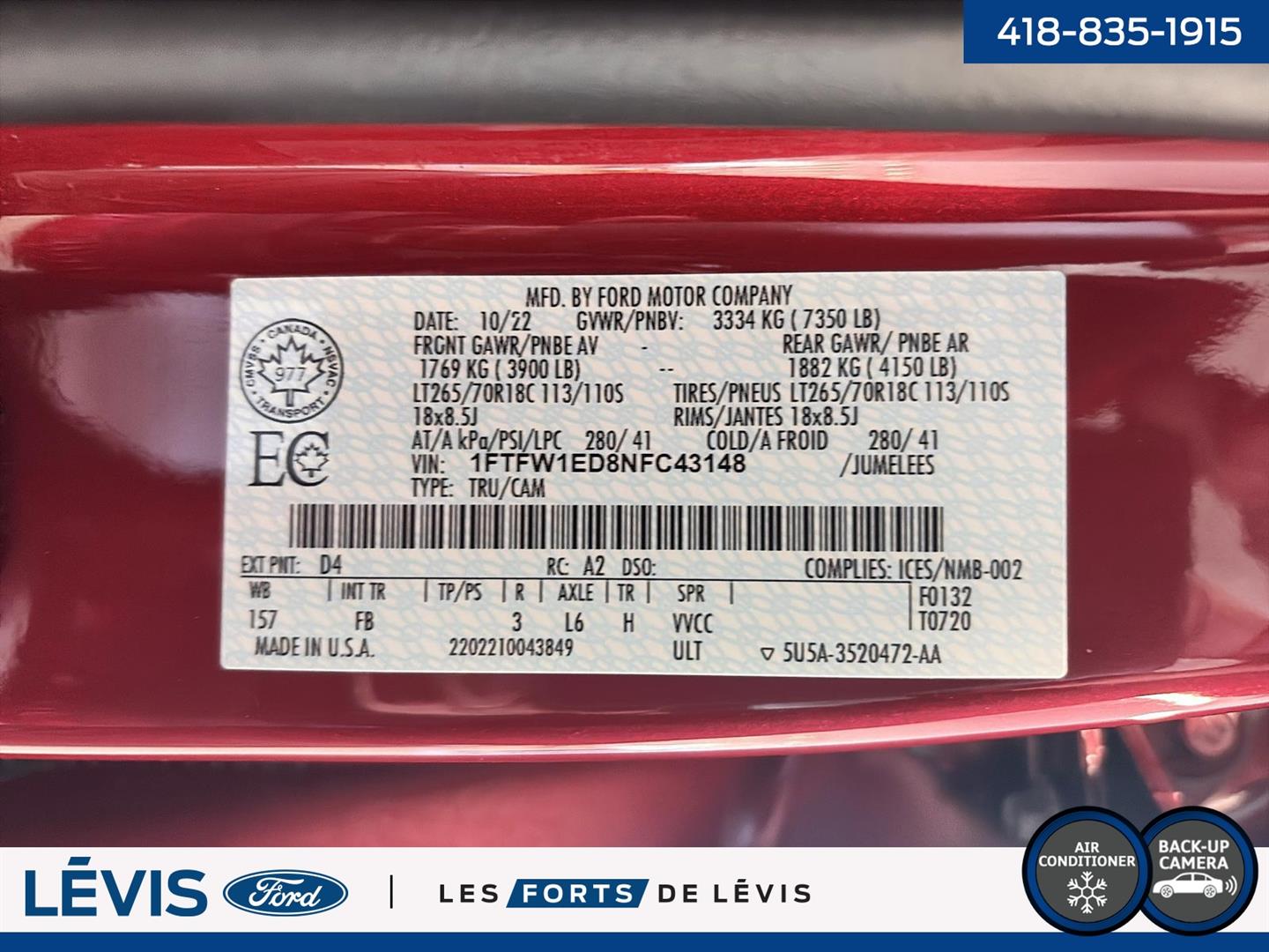 ford F-150 2022 - 20