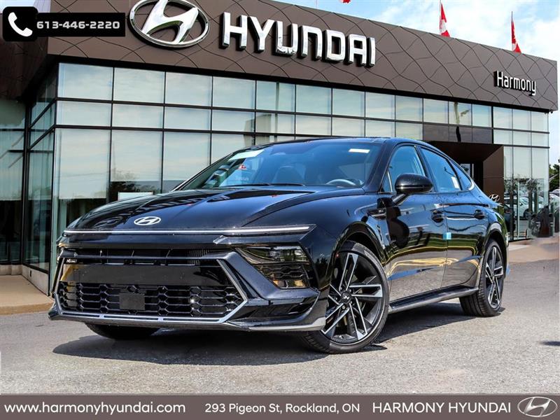 Black 2025 Hyundai Sonata Sedan Automatic