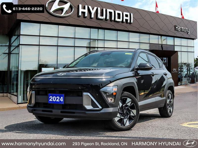 Black 2024 Hyundai Kona Preferred AWD SUV / Crossover Automatic