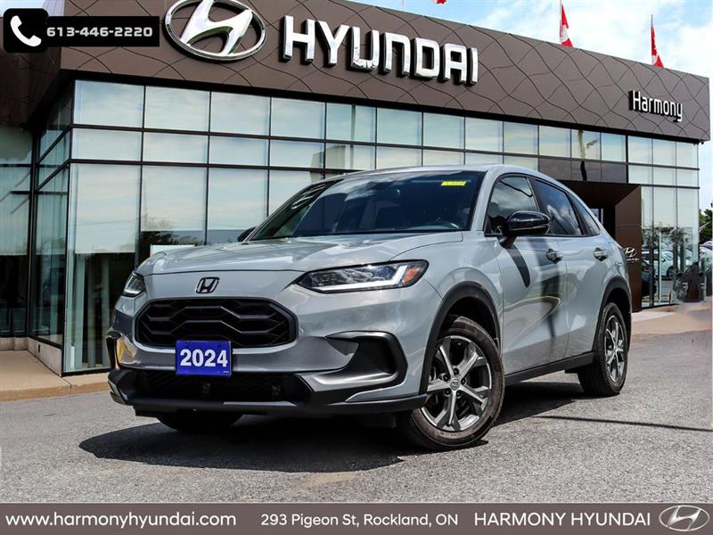 Gray 2024 Honda HR-V Sport AWD SUV / Crossover All-Wheel Drive Automatic