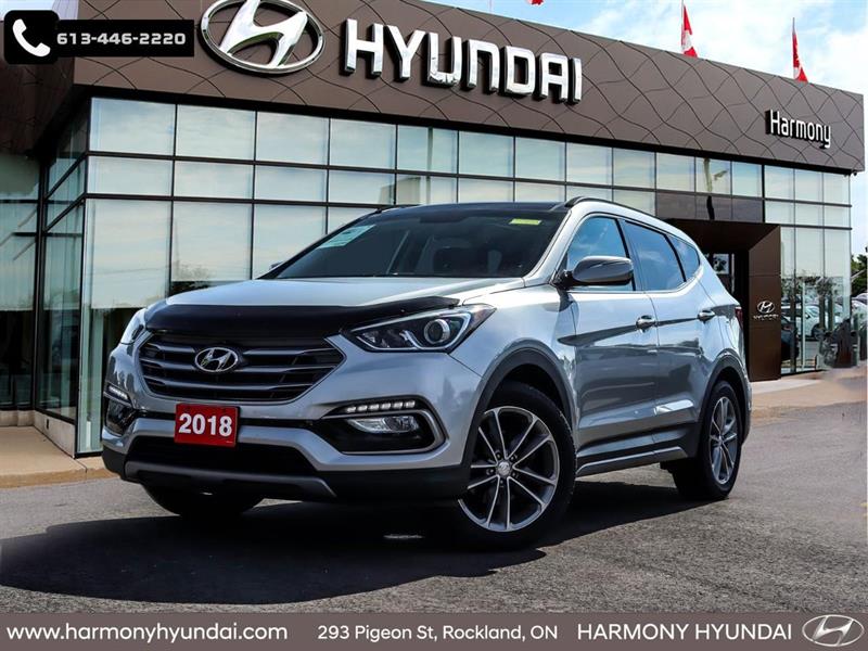 Gray 2018 Hyundai Santa Fe Sport 2.0T SE AWD SUV / Crossover Automatic