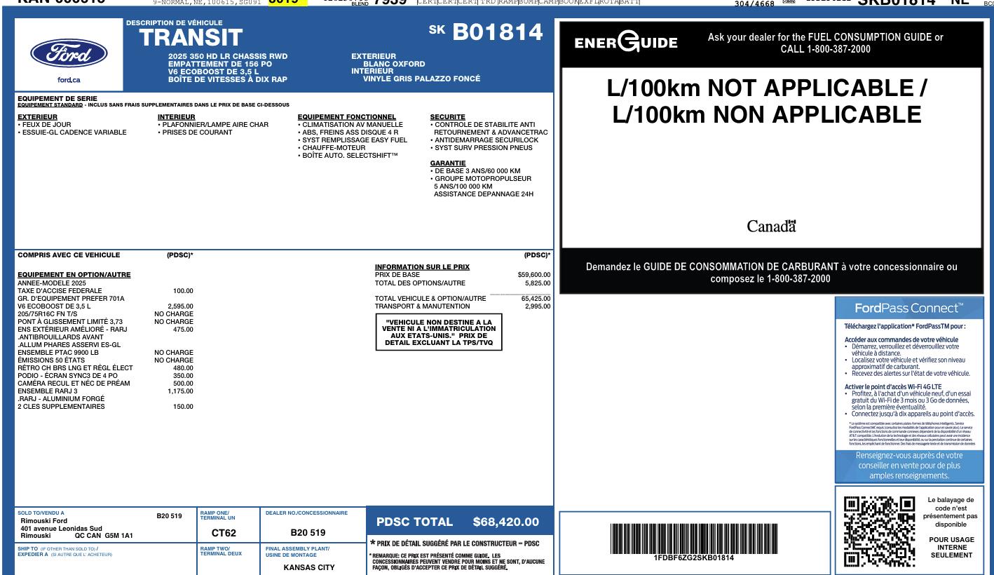ford Transit châssis-cabine 2025 - 10