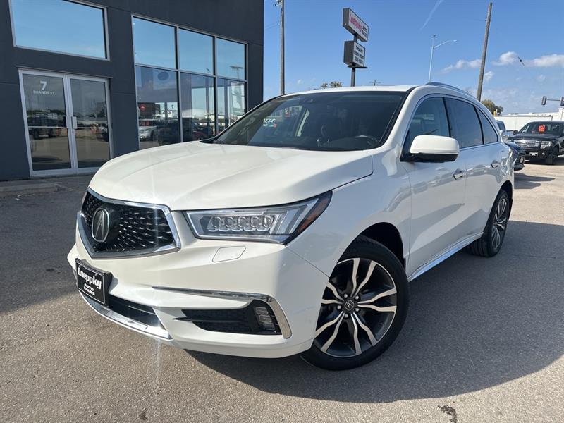 White 2019 Acura MDX SUV / Crossover Automatic