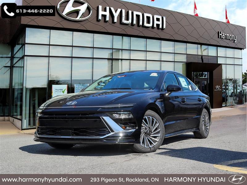 Black 2026 Hyundai Sonata Hybrid Sedan Automatic