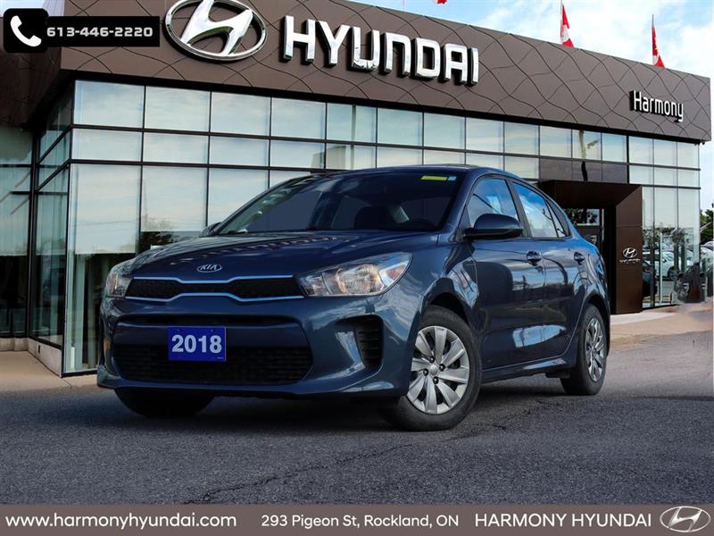 Blue 2018 Kia Rio Sedan Front-Wheel Drive Automatic