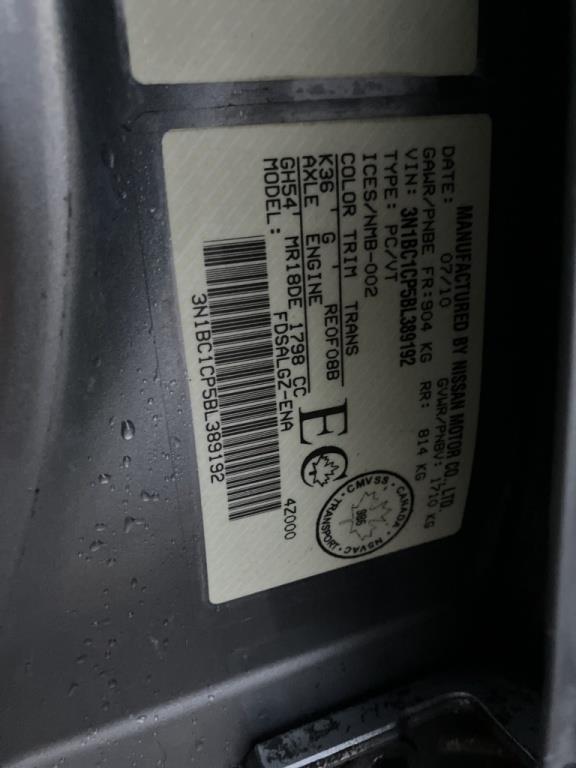 nissan Versa 2011 - 15