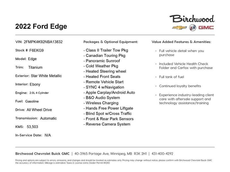 ford Edge 2022 - 2