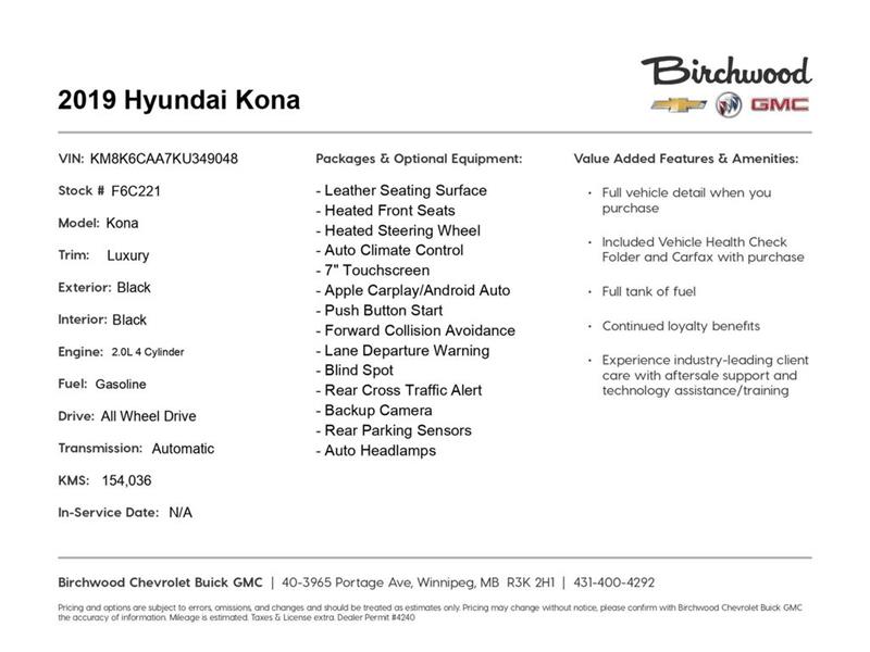 hyundai Kona 2019 - 2