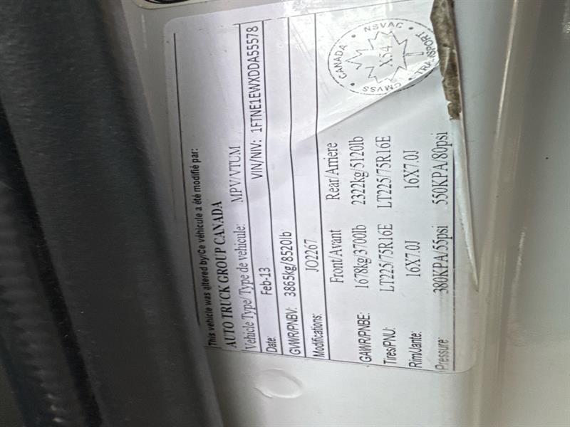 ford Econoline 2013 - 19