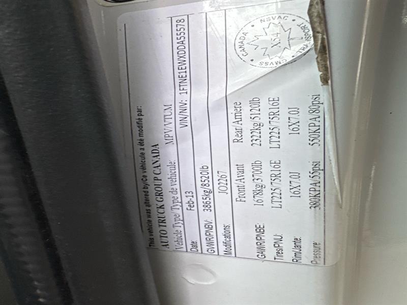 ford Econoline 2013 - 19