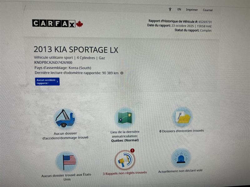 kia Sportage 2013 - 2