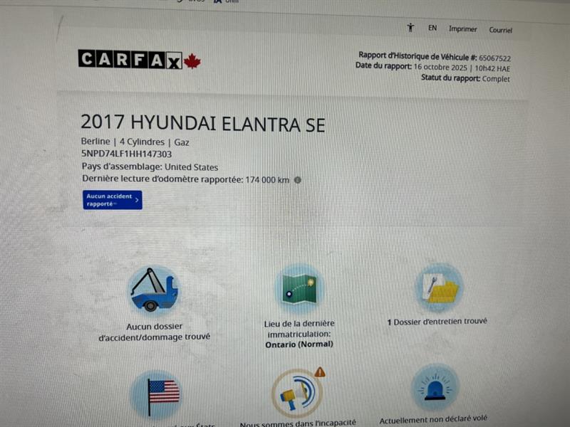 hyundai Elantra 2017 - 2