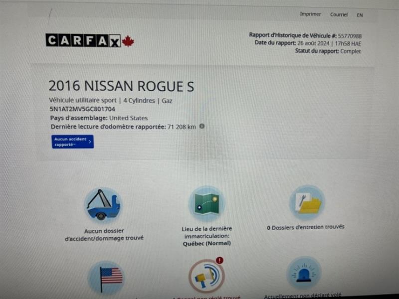 nissan Rogue 2016 - 2