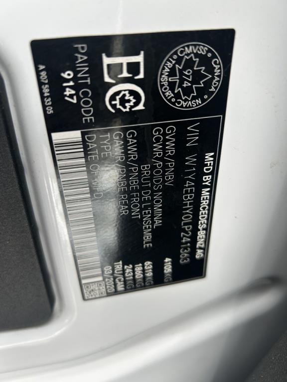 mercedes-benz Sprinter fourgonnette utilitaire 2020 - 11