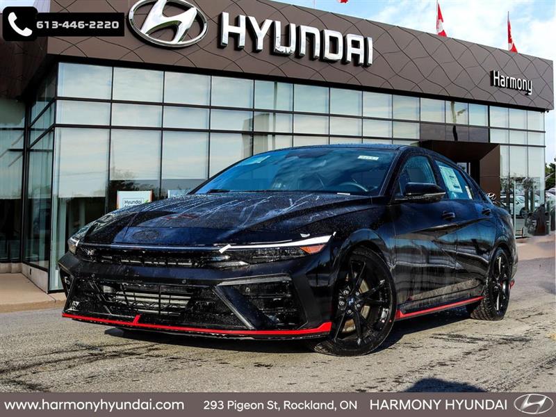Black 2026 Hyundai Elantra N Front-Wheel Drive Automatic