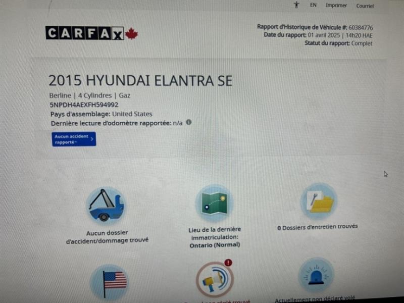 hyundai Elantra 2015 - 2