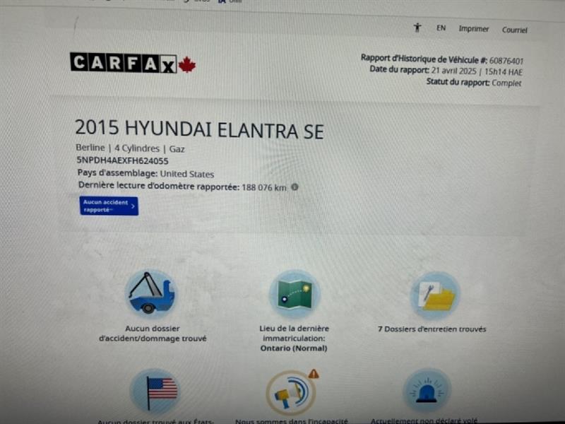 hyundai Elantra 2015 - 2