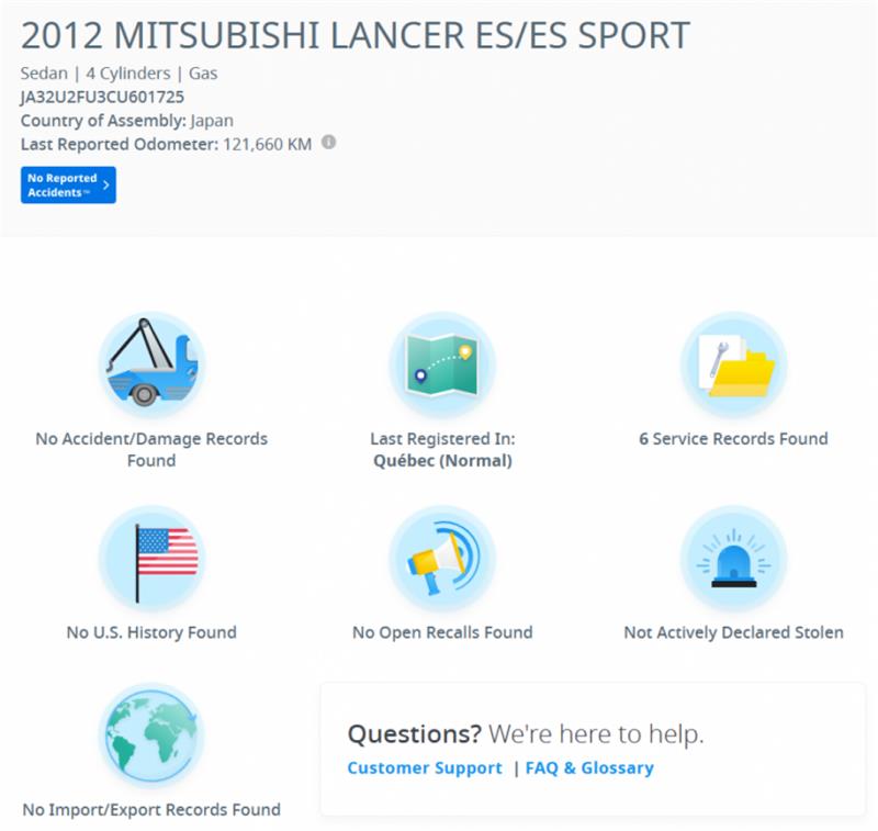 mitsubishi Lancer 2012 - 2