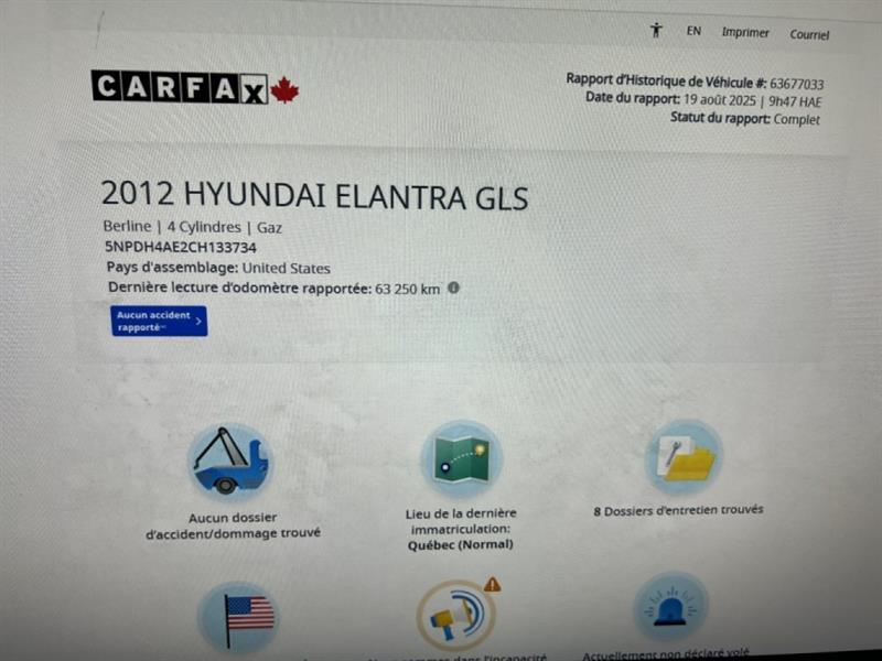 hyundai Elantra 2012 - 2