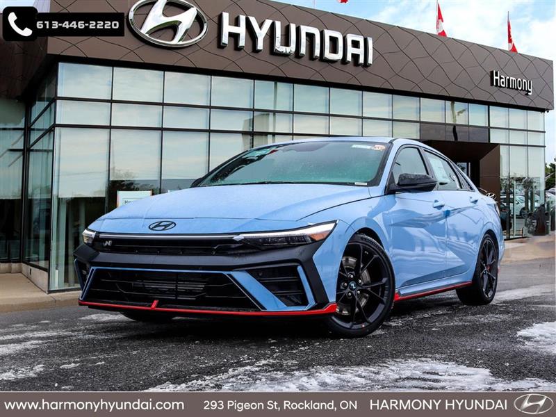 Blue 2026 Hyundai Elantra N Front-Wheel Drive Automatic