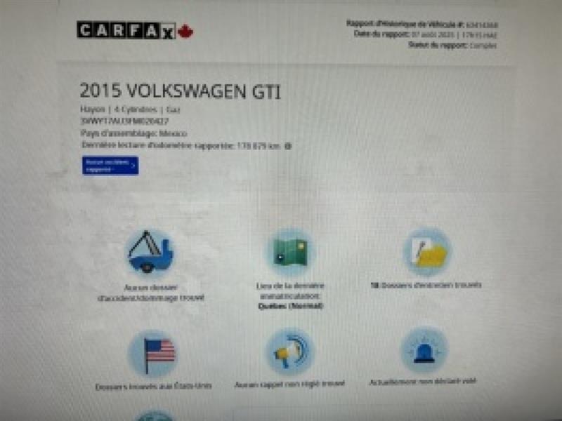 volkswagen Golf GTI 2015 - 2