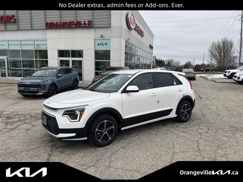 White 2026 Kia Niro LX FWD SUV / Crossover Front-Wheel Drive Manual
