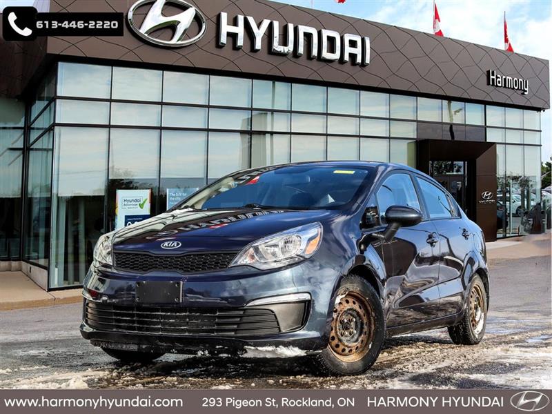 Blue 2016 Kia Rio LX Sedan Front-Wheel Drive Automatic