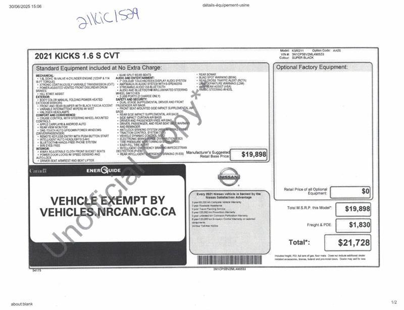 2021 Nissan Kicks - Image 21