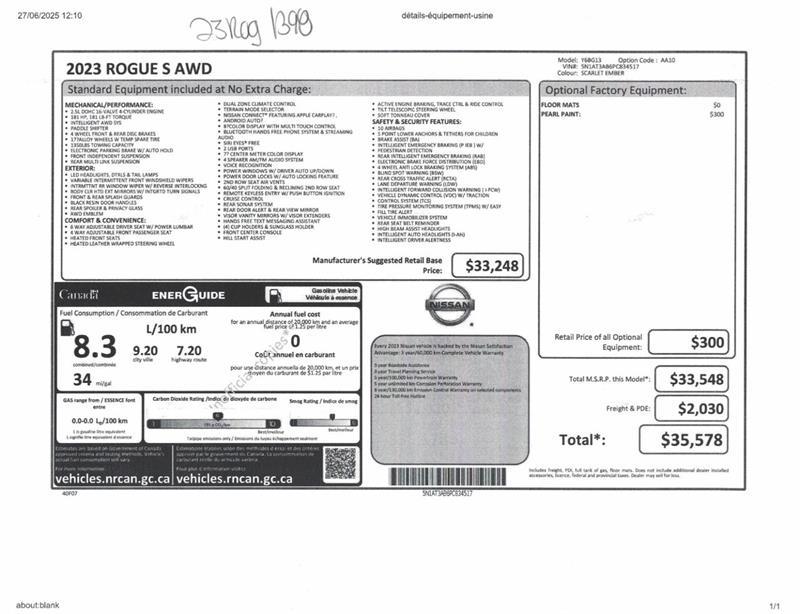 2023 Nissan Rogue - Image 23
