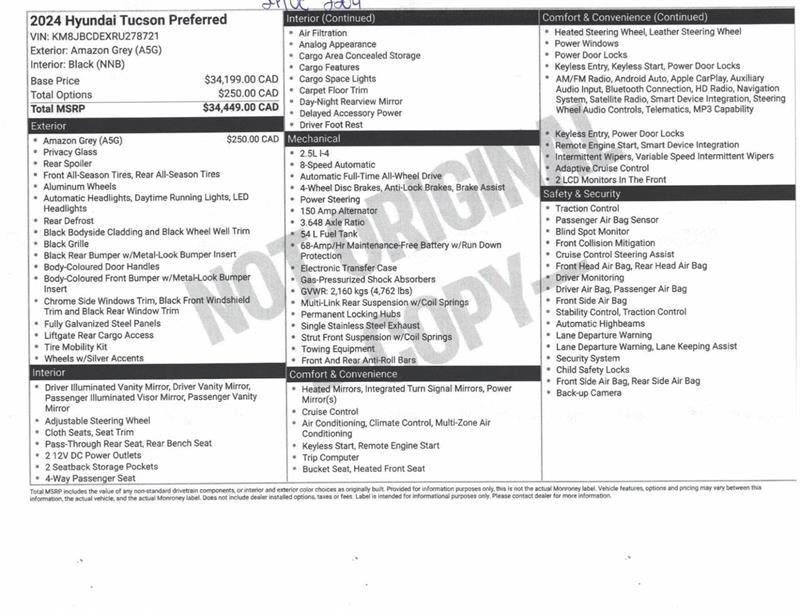 2024 Hyundai Tucson - Image 21