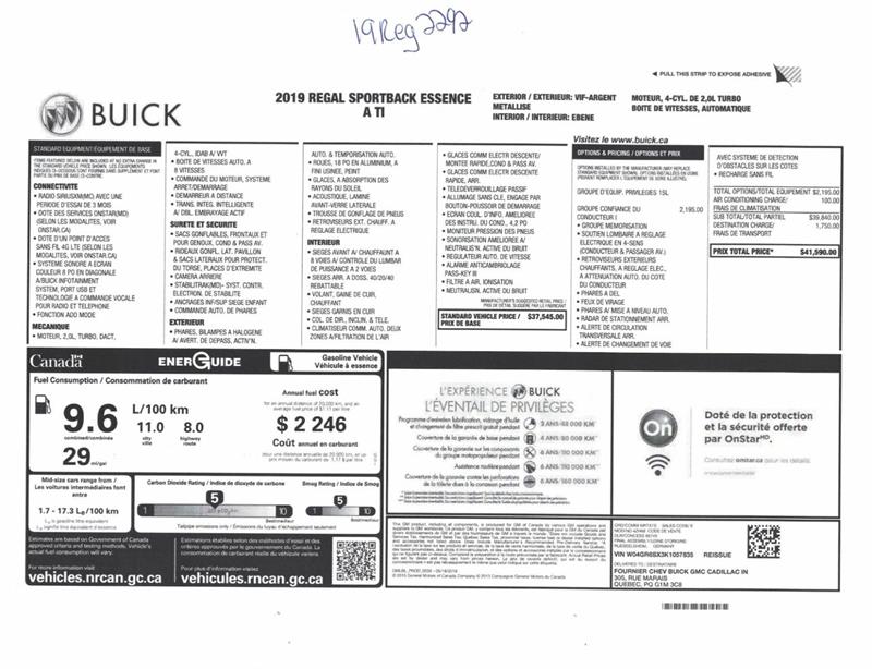 buick Regal Sportback 2019 - 10