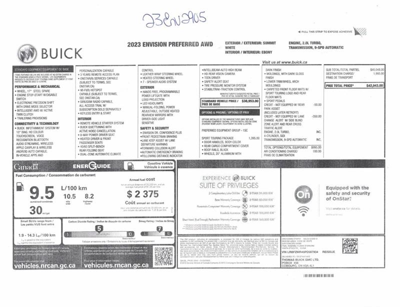 buick Envision 2023 - 20