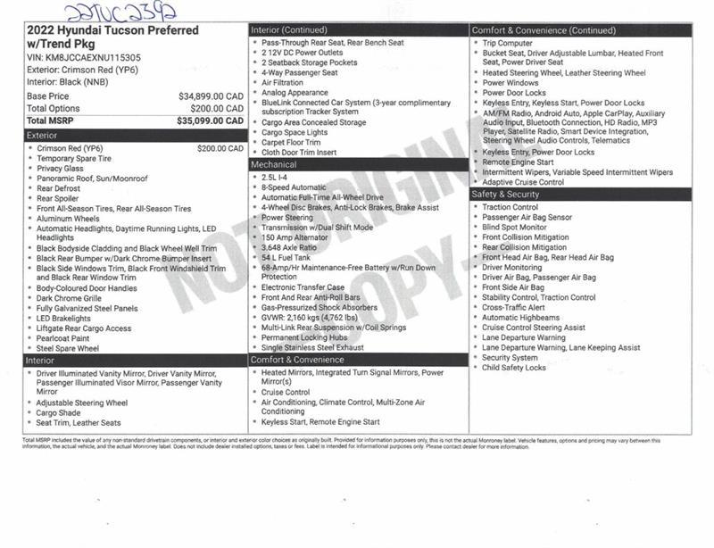 2022 Hyundai Tucson - Image 11