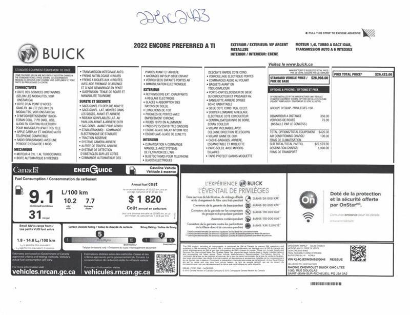 2022 Buick Encore - Image 21
