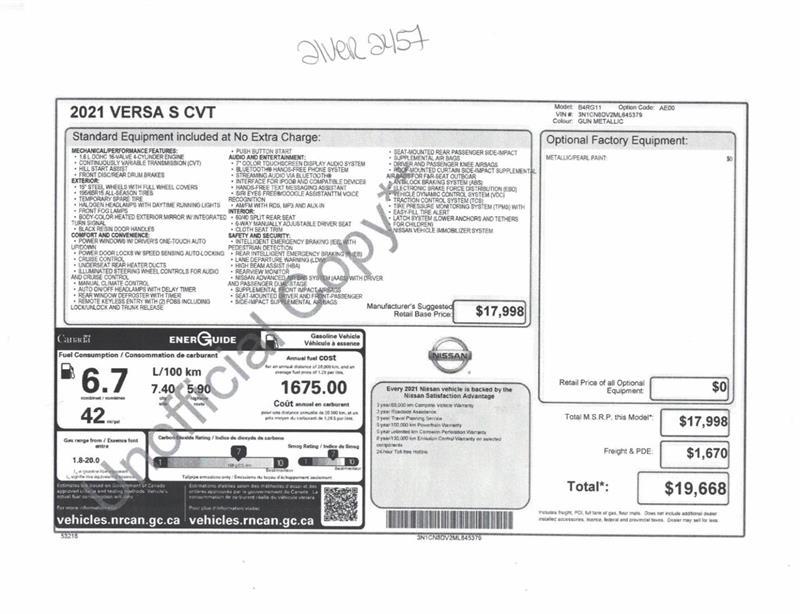 2021 Nissan Versa - Image 10