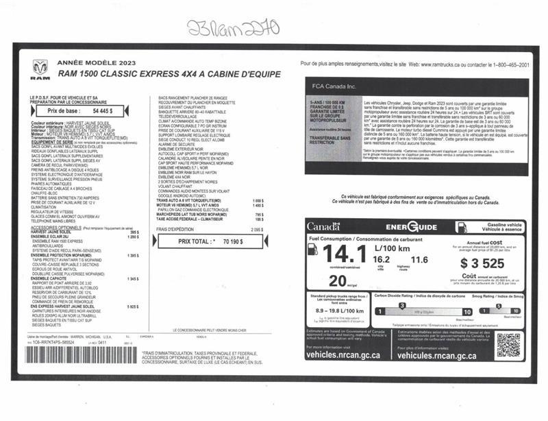 2023 Ram 1500 - Image 10