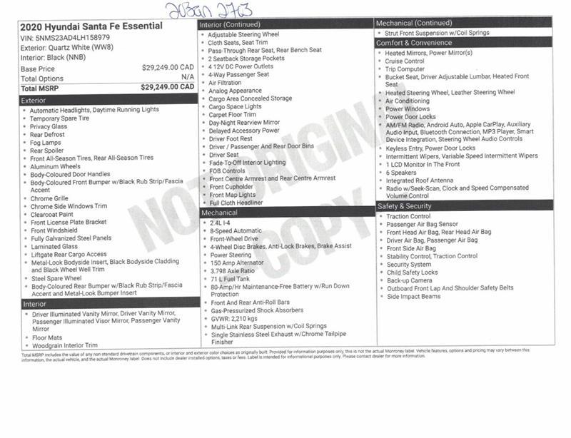 2020 Hyundai Santa Fe - Image 10